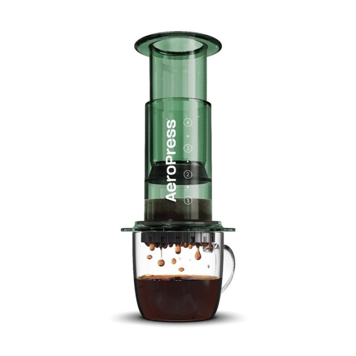 AeroPress Clear Grøn Rejsebrygger