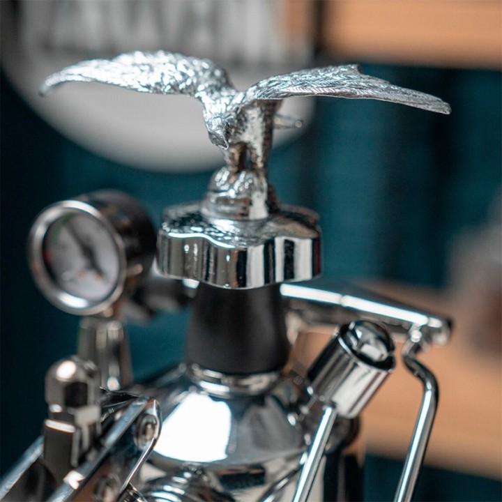 La Pavoni Kedelhætte Ørn Sølv LPAAQUCR01