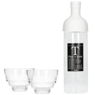 Hario Filter-In 0,75 L Istebrygger Lysegrå m. 2 glas