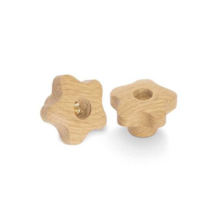 La Pavoni Portafilter Double Spout Inkl. Greb til La Pavoni Espressomaskiner Egetræ