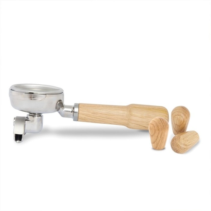 La Pavoni Portafilter Double Spout Inkl. Greb til La Pavoni Egetræ