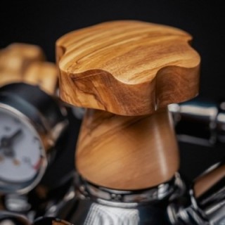La Pavoni håndtag til Lever Espressomaskiner Oliventræ LPAHANLOD01