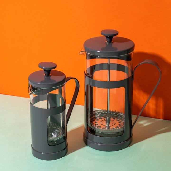 La Cafetière Monaco 3 Kop. Stempelkande Grå