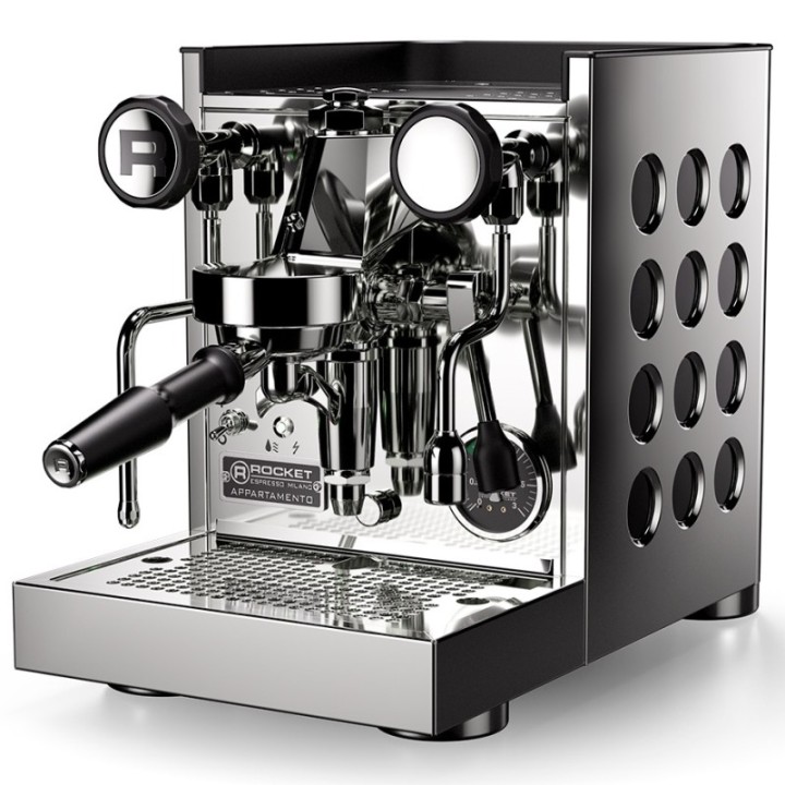 Rocket Appartamento TCA Stål/sort Espressomaskine