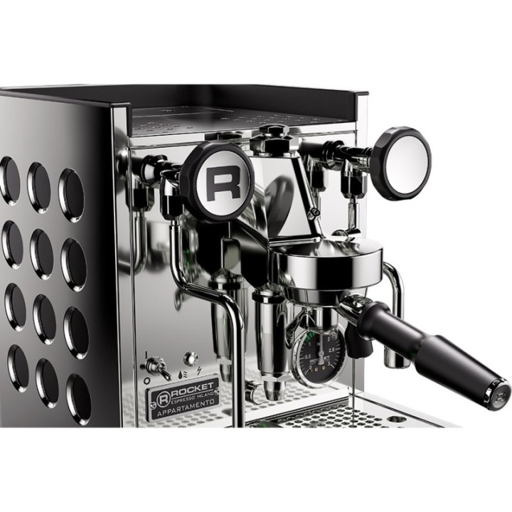 Rocket Appartamento TCA Stål/sort Espressomaskine