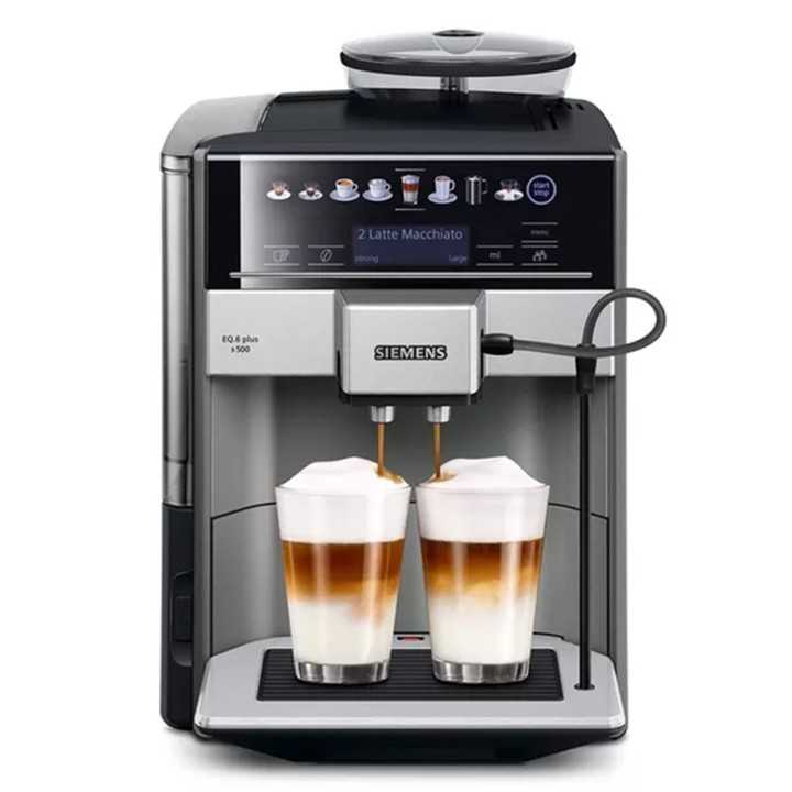Siemens TE655203RW EQ6 s500 Inkl. Rigtig Kaffe & Pleje Siemens TE655203RW EQ6 s500 Inkl. Rigtig Kaffe & Pleje