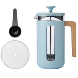 La Cafetière Pisa 8 Kop. Stempelkande Himmelblå