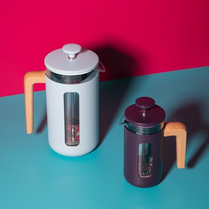 La Cafetière Pisa 8 Kop. Stempelkande Himmelblå