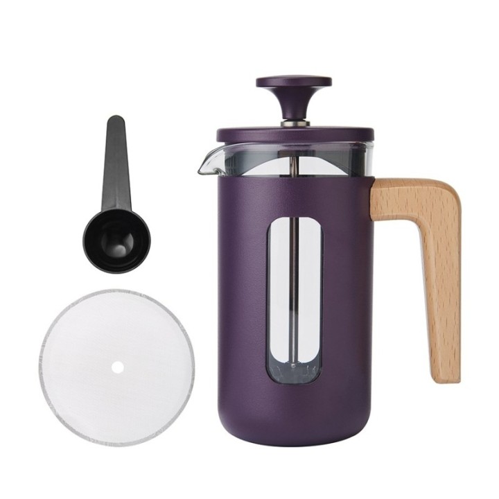 La Cafetière Pisa 3 Kop. Stempelkande Lilla