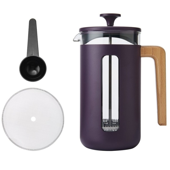 La Cafetière Pisa 8 Kop. Stempelkande Lilla