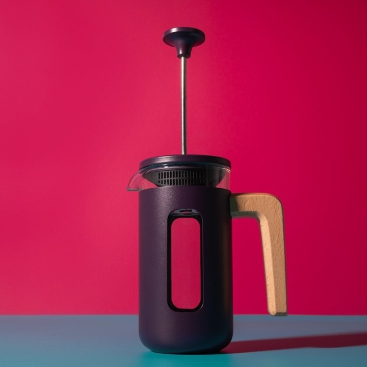 La Cafetière Pisa 8 Kop. Stempelkande Lilla