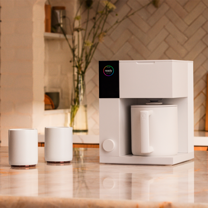 Fellow Aiden Filter Kaffemaskine Hvid Inkl. Fellow Opus Espressokværn Hvid