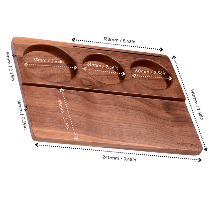 Normcore Tampermåtte Valnøddetræ