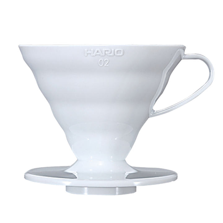 Hario V60 Dripper Hvid Plast 2 Kop.