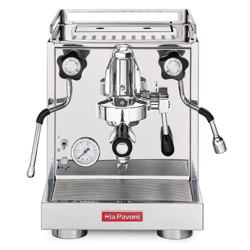 La Pavoni New Cellini Classic Inkl. Espressokværn, Baristaudstyr & 4 stk Cappuccinokopper