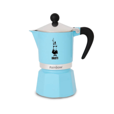 Bialetti Primavera Rainbow 1 Kop. Espressokande Lyseblå
