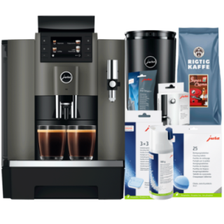 Jura WE8 (EA) Espressomaskine Inkl. 2,5L Cooler, Pleje & 6kg Kaffe