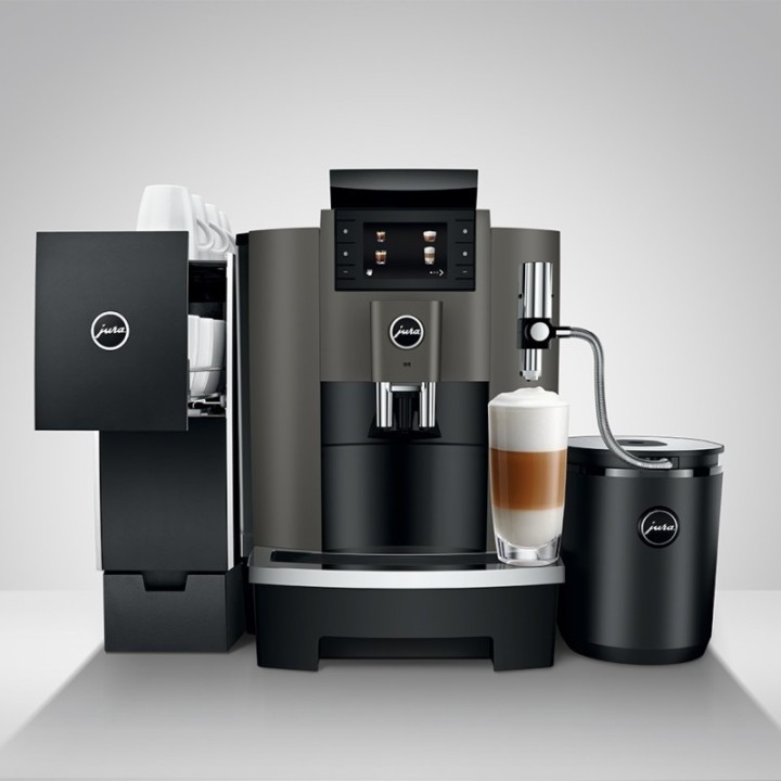 Jura WE8 (EA) Espressomaskine Inkl. 2,5L Cooler, Pleje & 6kg Kaffe
