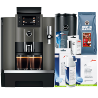 Jura WE8 (EA) Espressomaskine Inkl. 1L Cooler, Pleje & 6kg Kaffe