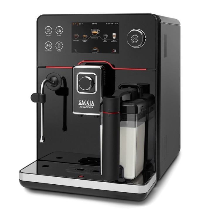 Gaggia Accademia Inkl. Mælkekande 0,5L & 5x400g Rigtig Kaffe Organic