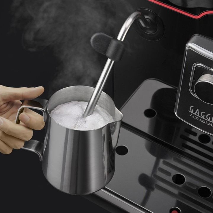 Gaggia Accademia Inkl. Mælkekande 0,5L & 5x400g Rigtig Kaffe Organic