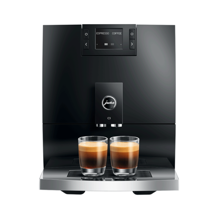Jura C3 (EA) Piano Black Espressomaskine Inkl. Startpakke DK sprog