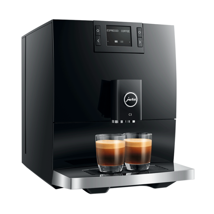 Jura C3 (EA) Piano Black Espressomaskine Inkl. Startpakke DK sprog