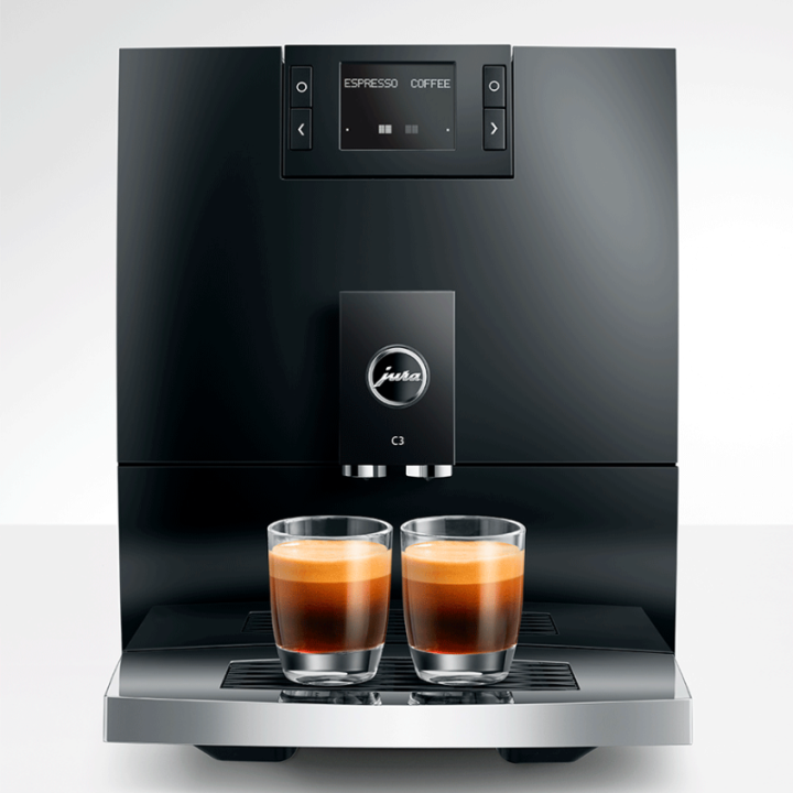 Jura C3 (EA) Piano Black Espressomaskine Inkl. Startpakke DK sprog