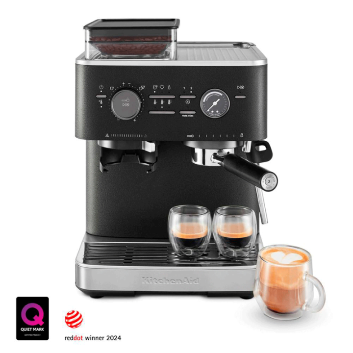 KitchenAid Semiautomatisk Espressomaskine Inkl. Kværn Cast Iron Black