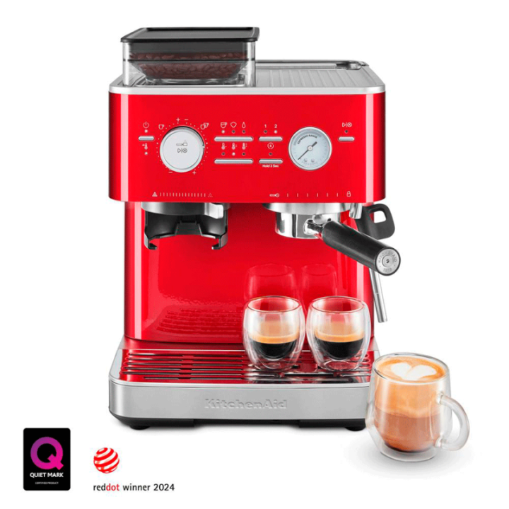 KitchenAid Semiautomatisk Espressomaskine Inkl. Kværn Rød