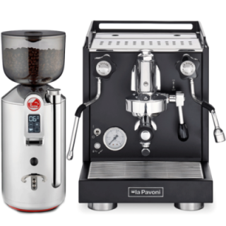 La Pavoni New Cellini Classic LPSCCB01EU Inkl. Prosumer Espressokværn