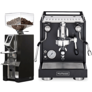 La Pavoni New Cellini Classic LPSCCB01EU Inkl. Eureka Mignon Libra