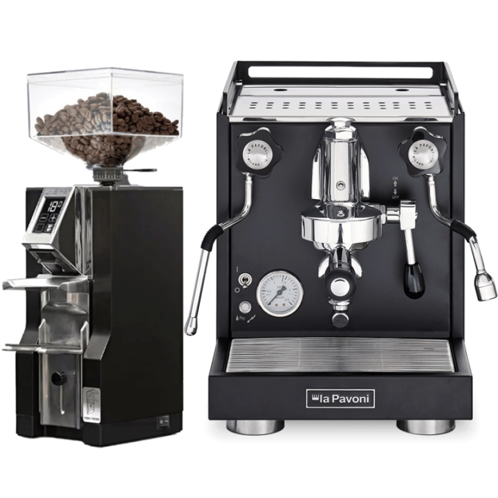 La Pavoni New Cellini Classic LPSCCB01EU Inkl. Eureka Mignon Libra
