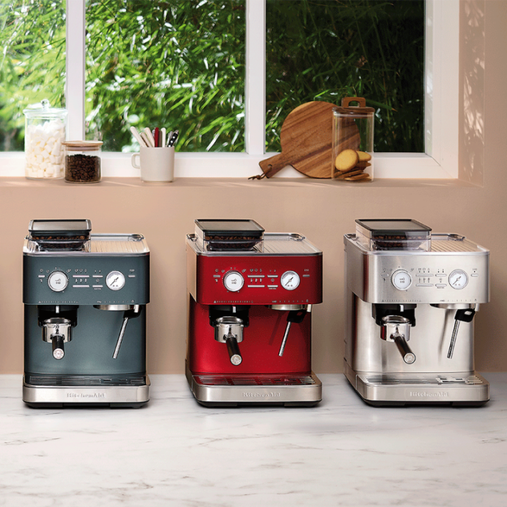 KitchenAid Semiautomatisk Espressomaskine Inkl. Kværn Rustfri Stål