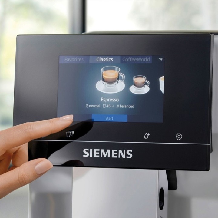 Siemens TP715R07 EQ700 Inox Silver Metallic Inkl. Pleje & 3kg Kaffe