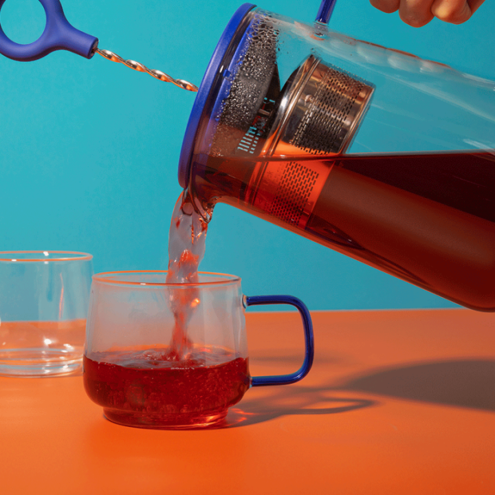 La Cafetière Gyro Spinfuser 1,25 L Tebrygger Blå/Glas