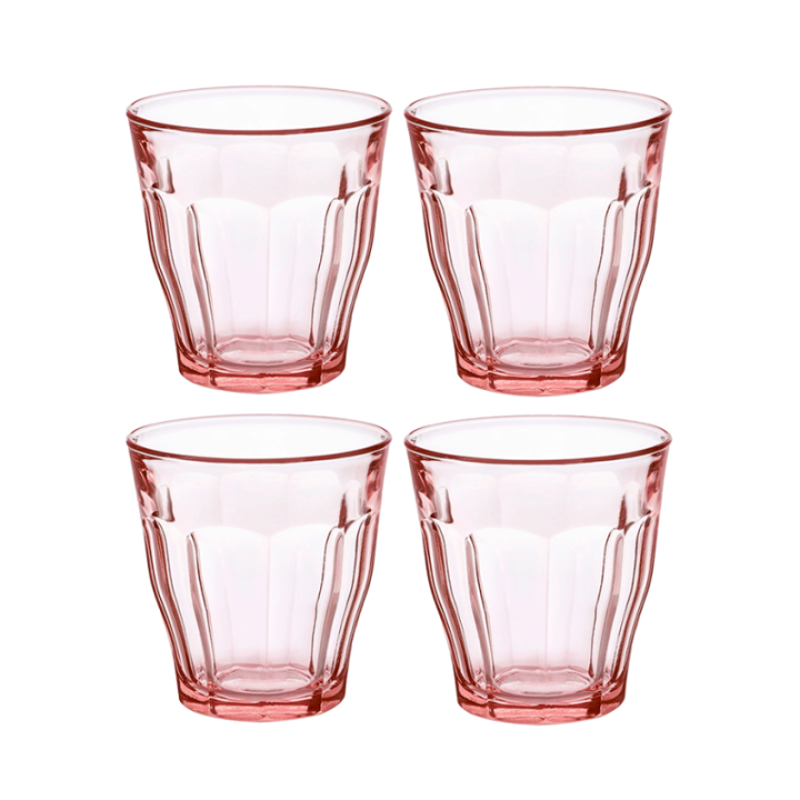 Duralex Picardie Caféglas 25 cl 4 Stk Rosa