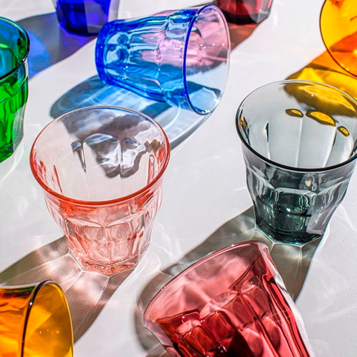 Duralex Picardie Caféglas 25 cl 4 Stk Rosa