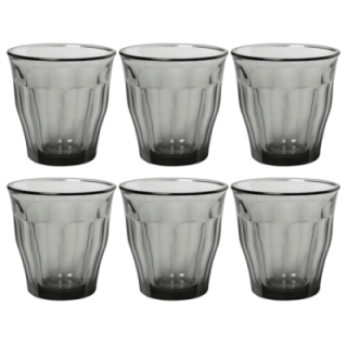 Duralex Picardie Caféglas 25 cl 6 Stk Grå