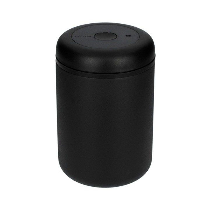 Fellow Atmos Vakuum Kaffebeholder Sort 1,2 L 2 stk Inkl. 2x500g Rigtig Kaffe Espresso & Espresso Latte