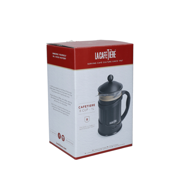 La Cafetiere 8 Kop. Stempelkande Sort