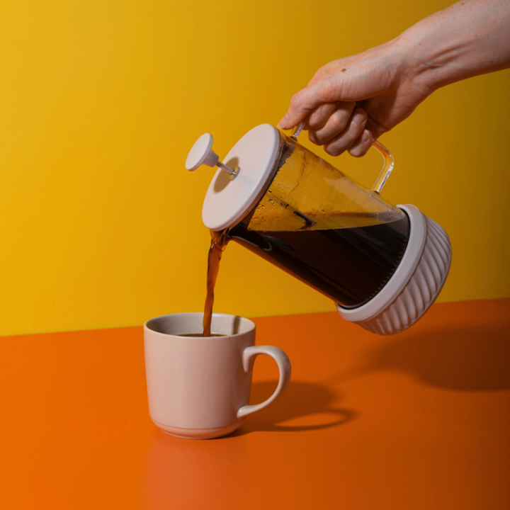 La Cafetière Zero 8 Kop. Stempelkande Latte