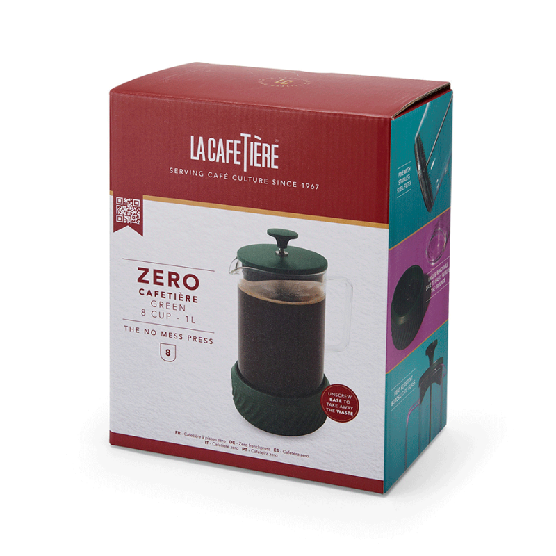 La Cafetière Zero 8 Kop. Stempelkande Grøn