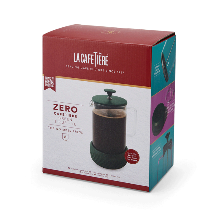 La Cafetière Zero 8 Kop. Stempelkande Grøn