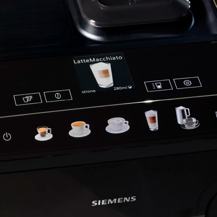 Siemens TP511R09 EQ500 Espressomaskine Inkl. Mælkebeholder & 2kg Rigtig Kaffe Hele kaffebønner