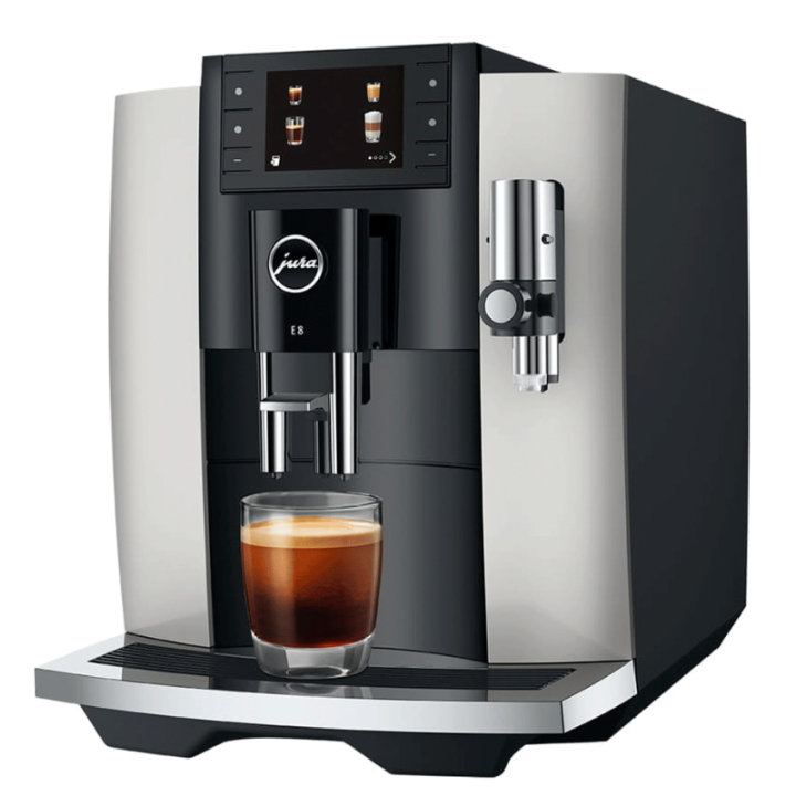 Jura E8 (EC) Platin Espressomaskine Inkl. Startpakke (DK sprog)
