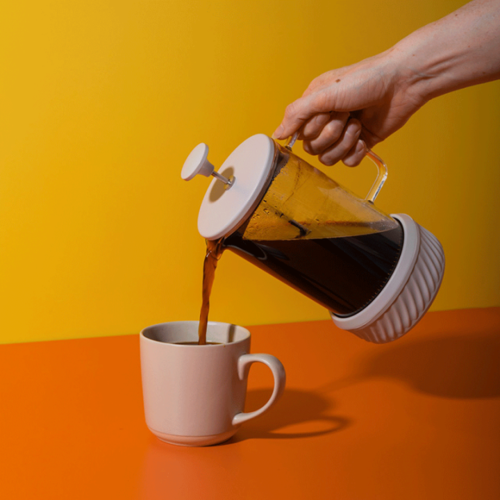 La Cafetière Zero 3 Kop. Stempelkande Latte