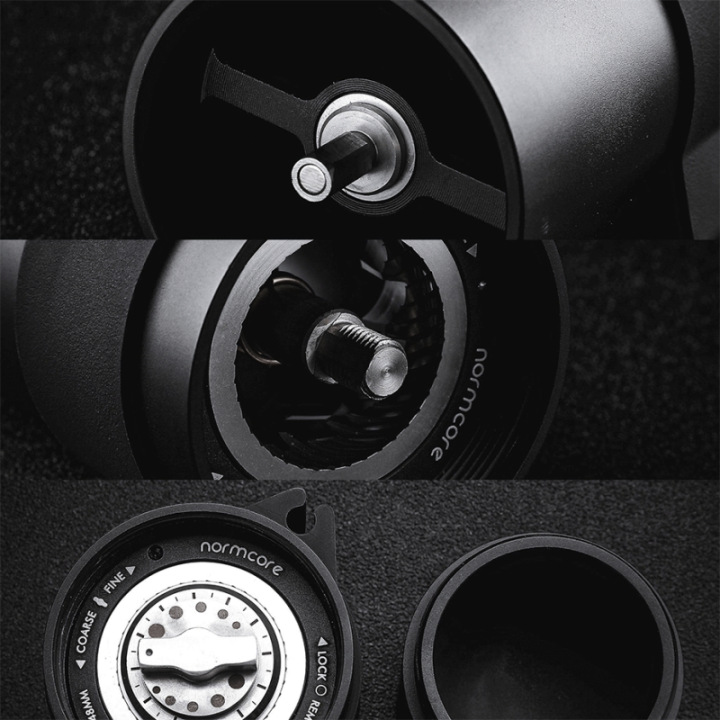 Normcore Manuel Kaffemølle V2 43mm Rustfri Stål