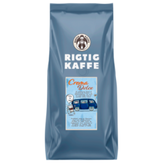 Rigtig Kaffe Dolce Crema 1kg Hele kaffebønner