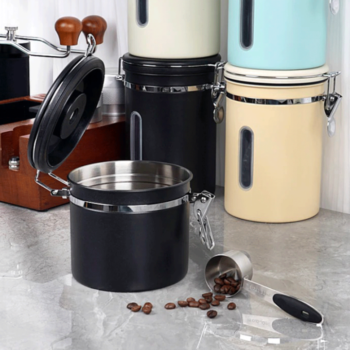 IKAPE Kaffebeholder Sort 300g